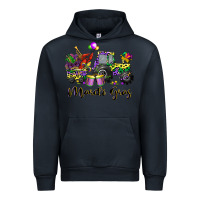 Navy mardi gras tractor Urban Hoodie - CowGirlArtShop
