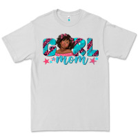 Dove Grey girl mom afro black girl Premium Tee - texasbilliewilder