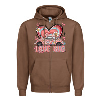 Chestnut love bug Zipper Hoodie - MaliasSmallBusiness
