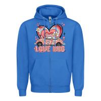 True Royal love bug Zipper Hoodie - MaliasSmallBusiness
