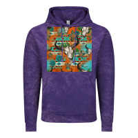 Cloud Purple western bull skull seamless pattern Vintage Hoodie - HRA Design Shop