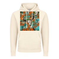 Vintage Artic western bull skull seamless pattern Vintage Hoodie - HRA Design Shop