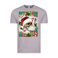 Vintage Zinc Christmas hippie skeleton santa Vintage Tee - Artiststas