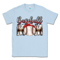 Dusty Blue Baseball Mom Classic Tee - CowhideDigitalArt