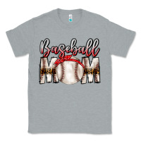 Heather Grey Baseball Mom Classic Tee - CowhideDigitalArt