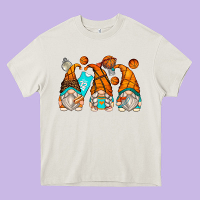 Basketball Gnomes Heavy Core Tee Designed By Zillion Design Studio