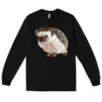 Black Hedgehog Illustrations Long Sleeve Tee - LillyAllenDesigns