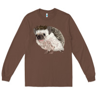 Chestnut Hedgehog Illustrations Long Sleeve Tee - LillyAllenDesigns