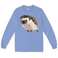 Colony Blue Hedgehog Illustrations Long Sleeve Tee - LillyAllenDesigns