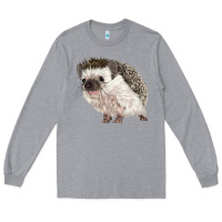 Heather Grey Hedgehog Illustrations Long Sleeve Tee - LillyAllenDesigns