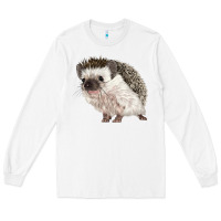 White Hedgehog Illustrations Long Sleeve Tee - LillyAllenDesigns