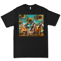 Black western horses Premium Tee - Zillion Design Studio