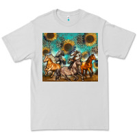 Dove Grey western horses Premium Tee - Zillion Design Studio