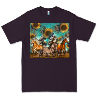 Plum western horses Premium Tee - Zillion Design Studio
