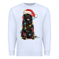 White christmas newfoundland dog Premium Sweatshirt - LillyAllenDesigns