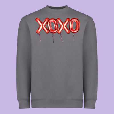 Valentine's Day Xoxo Balloon Heavyweight Sweatshirt Designed By Artiststas