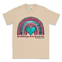 Mushroom valentine's day rainbow let all that you do be done in love 1 corinthi Classic Tee - AdoDesignShop