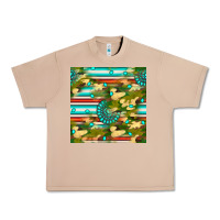 Burro camouflage serape gemstone seamless pattern Urban Heavy Tee - BundleAndBundleShop