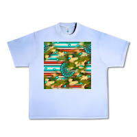 Grape Ice camouflage serape gemstone seamless pattern Urban Heavy Tee - BundleAndBundleShop