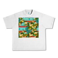 Lunar Rock camouflage serape gemstone seamless pattern Urban Heavy Tee - BundleAndBundleShop