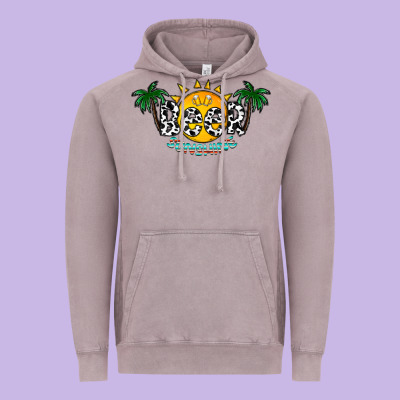 Beer Sunshine Vintage Hoodie Designed By Cowhidedigitalart