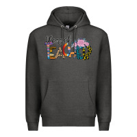 Charcoal Heather Blessed Teacher Premium Hoodie - Bettercallsaul