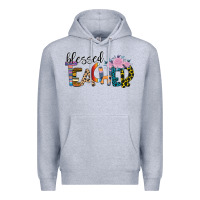 Heather Grey Blessed Teacher Premium Hoodie - Bettercallsaul
