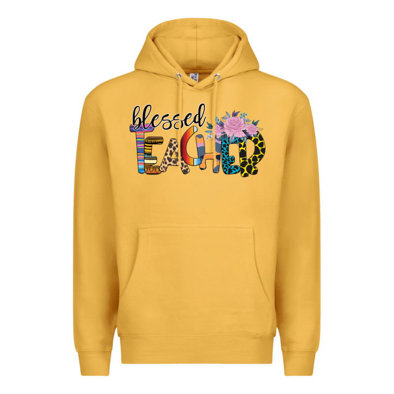 Blessed Teacher Premium Hoodie by Bettercallsaul | Teevron