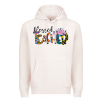 Pale Pink Blessed Teacher Premium Hoodie - Bettercallsaul