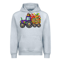 Heather Grey mardi gras tractor Urban Hoodie - CowGirlArtShop