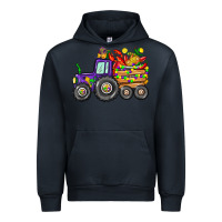 Navy mardi gras tractor Urban Hoodie - CowGirlArtShop