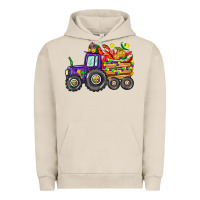 Pigment French Oak mardi gras tractor Urban Hoodie - CowGirlArtShop
