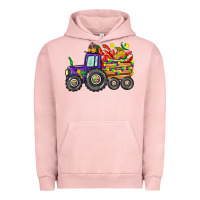 Pigment Salmon mardi gras tractor Urban Hoodie - CowGirlArtShop