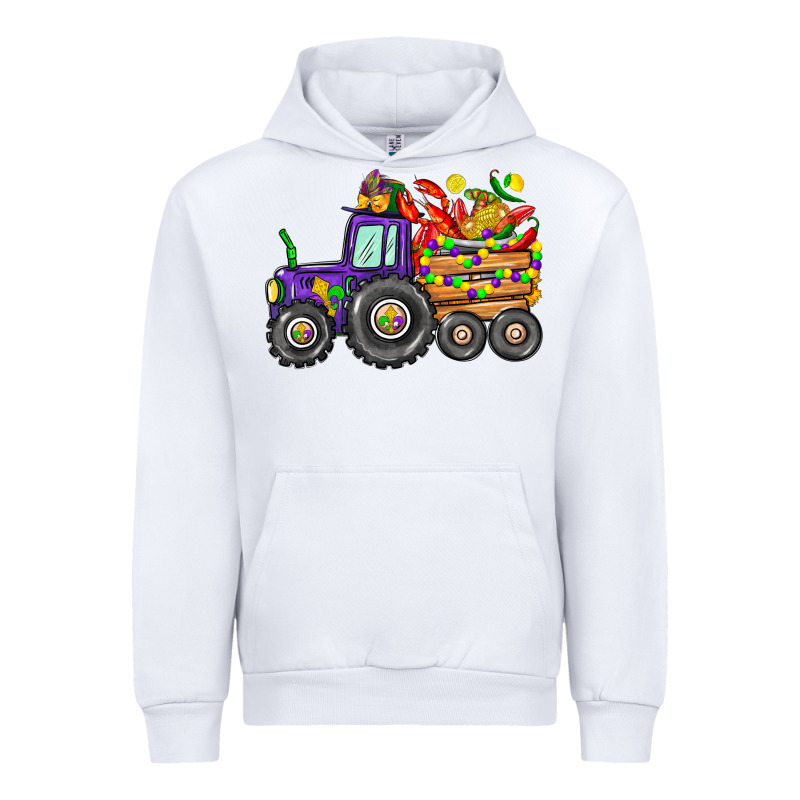 Mardi Gras Tractor Urban Hoodie by CowGirlArtShop | Teevron