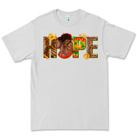Dove Grey hope afro Premium Tee - texasbilliewilder