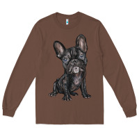 Chestnut french bulldog Long Sleeve Tee - BarkalooDesign