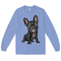 Colony Blue french bulldog Long Sleeve Tee - BarkalooDesign