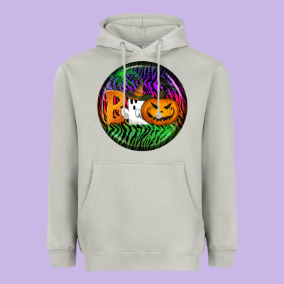 Halloween Round Earrings 3 Heavyweight Hoodie Designed By Bundleandbundleshop