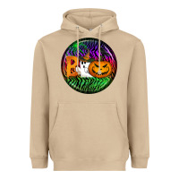 Mushroom halloween round earrings 3 Heavyweight Hoodie - BundleAndBundleShop