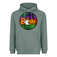 Sage halloween round earrings 3 Heavyweight Hoodie - BundleAndBundleShop