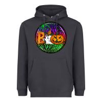 Smoke halloween round earrings 3 Heavyweight Hoodie - BundleAndBundleShop