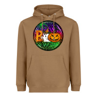 Toasted Coconut halloween round earrings 3 Heavyweight Hoodie - BundleAndBundleShop