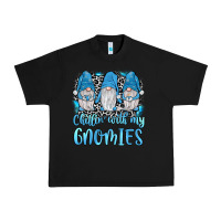 Black chillin' with my gnomies Urban Heavy Tee - JahusDesignShop