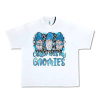 White chillin' with my gnomies Urban Heavy Tee - JahusDesignShop
