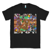 Black easter bunny egg cowhide leopard Classic Tee - Artiststas