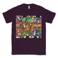 Plum easter bunny egg cowhide leopard Classic Tee - Artiststas