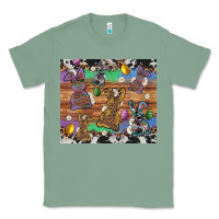 Sage easter bunny egg cowhide leopard Classic Tee - Artiststas