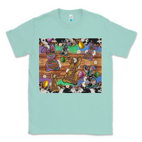Easter Bunny Egg Cowhide Leopard Classic Tee | Teevron