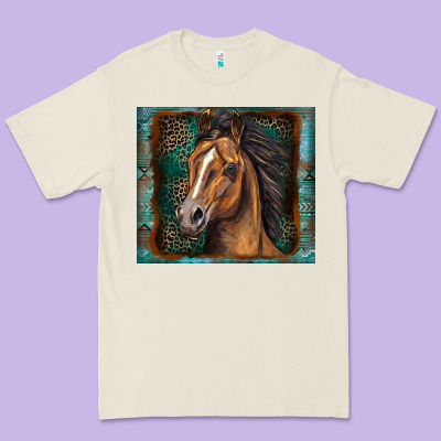 Western Horse Premium Tee Designed By Zillion Design Studio