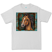 Dove Grey western horse Premium Tee - Zillion Design Studio